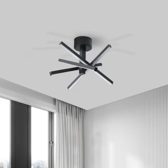The Aurelius Kinetic Starburst LED Ceiling Light