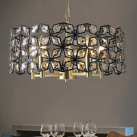 The Orion Geometric Lattice Crystal Chandelier