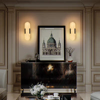 The Elara Alabaster Wall Sconce (Set of 2)