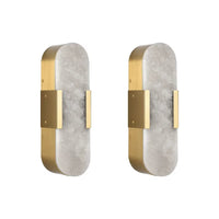 The Elara Alabaster Wall Sconce (Set of 2)