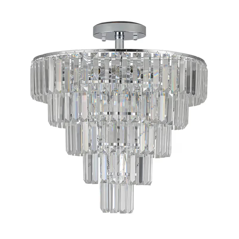 The Astoria Cascading Crystal Tier Chandelier