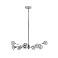 The Orion Radial Crystal Globe Chandelier