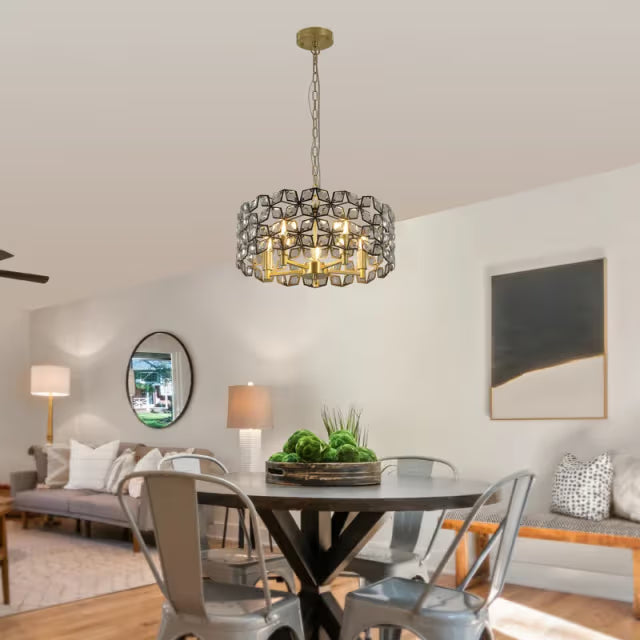 The Orion Geometric Lattice Crystal Chandelier