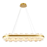 The Kensington Alabaster Ring Chandelier