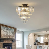 The Astoria Cascading Crystal Tier Chandelier