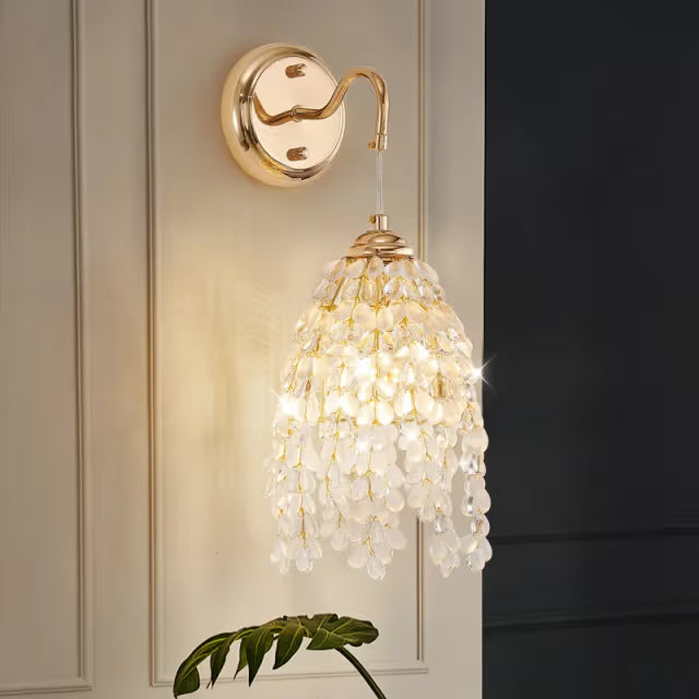 The Solstice Crystal Cluster Hanging Sconce (Set of 2)