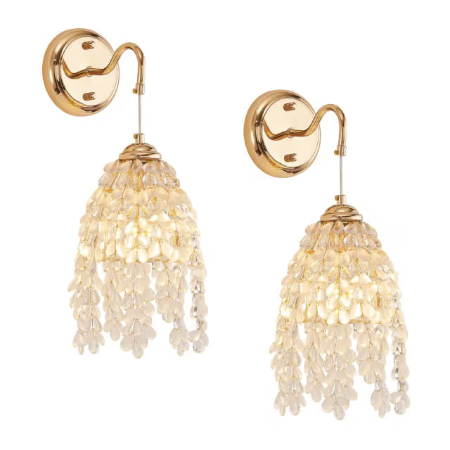 The Solstice Crystal Cluster Hanging Sconce (Set of 2)