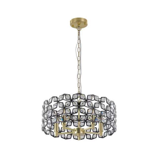 The Orion Geometric Lattice Crystal Chandelier