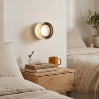 The Vespera Round Gradient Glass Wall Sconce