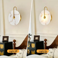 The Selene Alabaster Wall Sconce