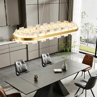 The Kensington Alabaster Ring Chandelier