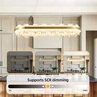 The Kensington Alabaster Ring Chandelier