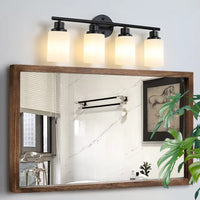 The Lucerne Frosted Cylinder Vanity Light
