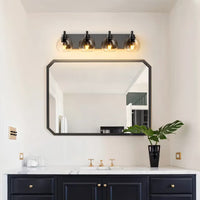 The Lucerne Globe Glass Vanity Light
