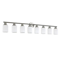 The Lucerne Frosted Cylinder Vanity Light