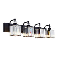 The Calisto Crystal Prism Vanity Light