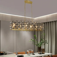 The Orion Geometric Lattice Linear Chandelier