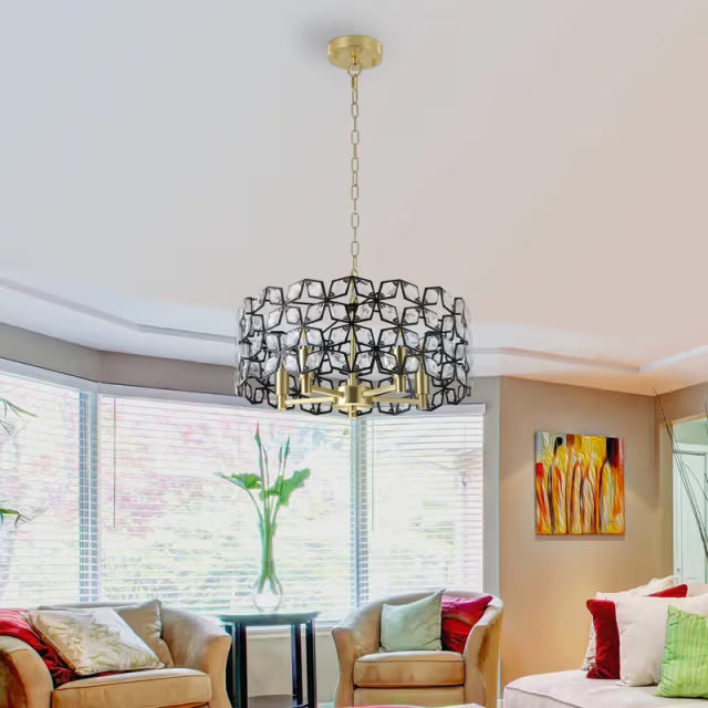 The Orion Geometric Lattice Crystal Chandelier