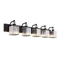The Calisto Crystal Prism Vanity Light