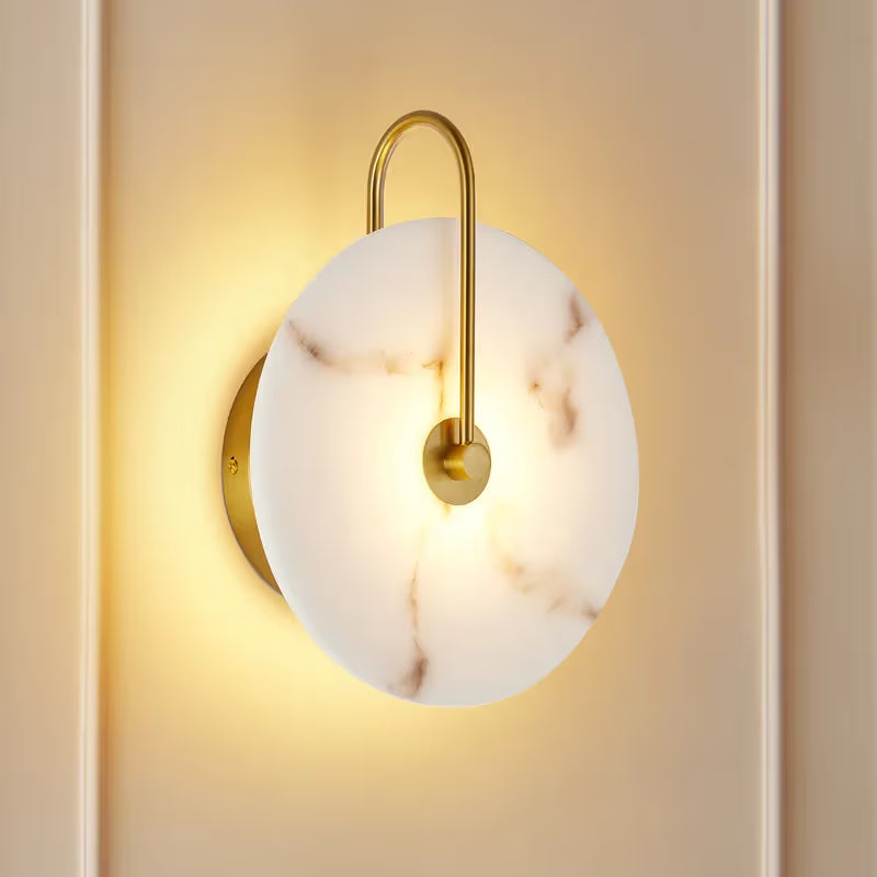 The Selene Alabaster Wall Sconce