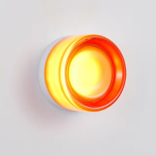 The Vespera Round Gradient Glass Wall Sconce
