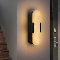 The Elara Alabaster Wall Sconce (Set of 2)